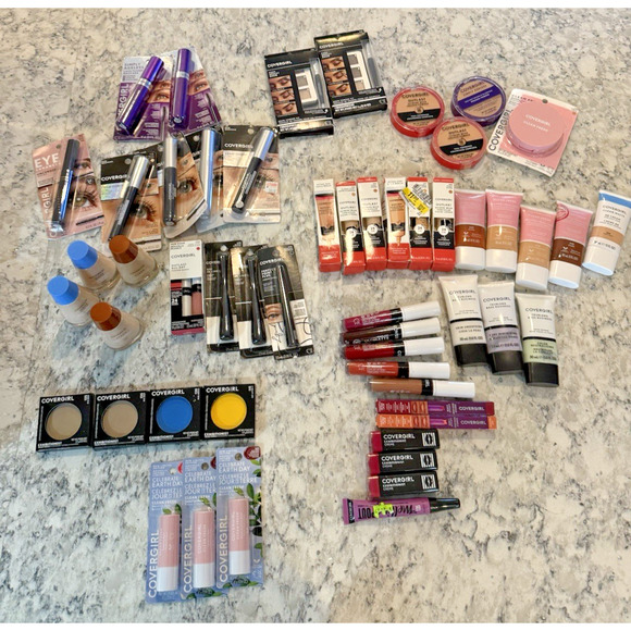 COVERGIRL Other - CoverGirl Makeup Lot 53 Pieces Mascara, Foundation, Primer, Concealer, Lip Color